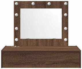vidaXL Τραπέζι περιποίησης Καφέ 83 x 40 x 70 εκ Επεξεργασμένο ξύλο