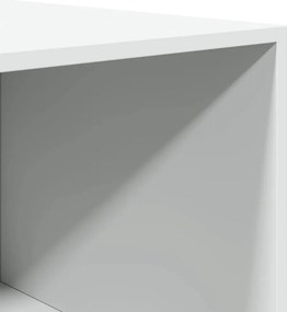 vidaXL Ντουλάπα Λευκή 50 x 50 x 200 εκ. από Επεξ. Ξύλο