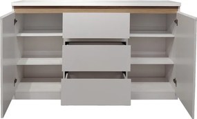 Μπουφές Chiemo pakoworld σε φυσική απόχρωση 160x40x93.6εκ