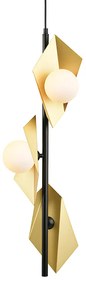 Φωτιστικό Κρεμαστο Aca HL42593P26BG POLYGON Χρυσό Χρώμα (Gold Coloured)