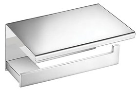 Χαρτοθήκη με Καπάκι Sanco Monogram Chrome 120407-A03