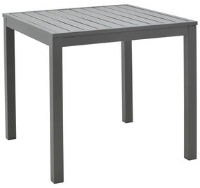 Τραπεζάκι Παραλίας Kliton Αλουμινίου σε Ανθρακί 45x45x41εκ. 45x45x41 εκ.