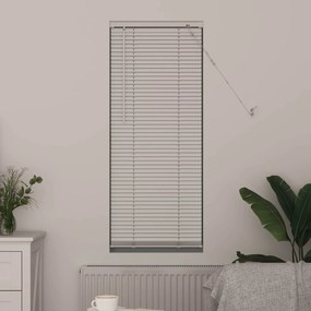vidaXL Βενετσιάνικη Σκίαση Λευκός 150 x 50 cm 25 mm PVC