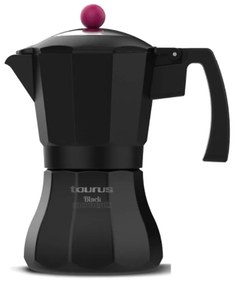 Ιταλικη καφετιερα Taurus KCP9003I 3T Μαύρο Ανοξείδωτο ατσάλι Αλουμίνιο 3 Kopper 9 φλιτζάνια