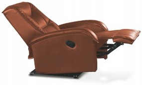 Ρυθμιζόμενη πολυθρόνα Houston 564, 83x85x93cm, 35 kg, Καφέ, Οικολογικό δέρμα | Epipla1.gr