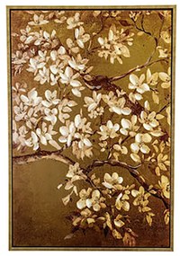 Πίνακας σε Καμβά με Κορνίζα Αμυγδαλιά  42x62cm 48847 Zen Collection