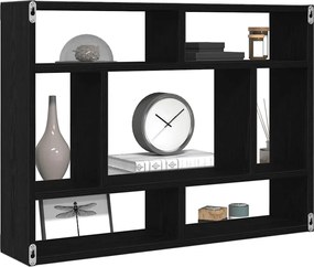 vidaXL Ράφι Τοίχου Μαύρη Δρυς 75x16x55 εκ. από Τεχνητό Ξύλο