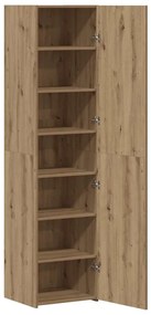 vidaXL Highboard artisan δρυς 45 x 42.5 x 185 εκ. Επεξεργασμένο ξύλο