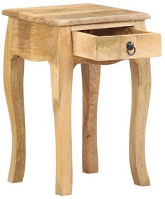 vidaXL Κομοδίνο 28 x 28 x 46 εκ. από Μασίφ Ξύλο Μάνγκο