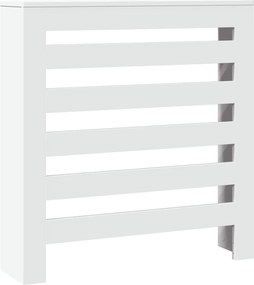 vidaXL Κάλυμμα Καλοριφέρ Λευκό 78x20x82 εκ. από Επεξεργασμένο Ξύλο