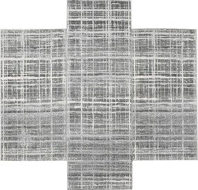 Χαλιά Κρεβατοκάμαρας (Σετ 3τμχ) Polcarpet Petra Stone 1304 Grey