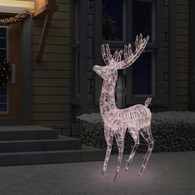 vidaXL Χριστουγ. Τάρανδος 250 LED Θερμό Λευκό 180 εκ. Ακρυλικό