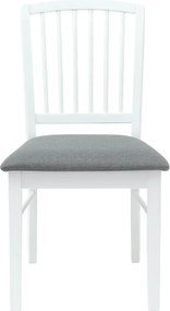 vidaXL Καρέκλες φαγητού 2 pcs Λευκό 50 x 52,5 x 91 εκ
