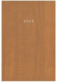 Next ημερολόγιο 2025 wood ημερήσιο δετό ταμπά 17x25εκ.