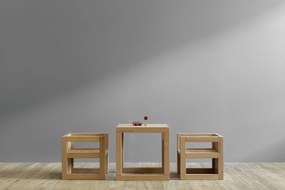 Cubotto Premium Τραπεζακι Montessori Μπεζ 39x39x39cm