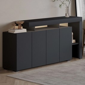 Κονσόλα Ανθρακί CEDRU 170x35x80