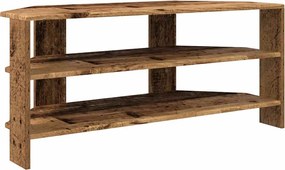 vidaXL ΓωνιακήΒάσηΤηλεόρασης Παλιό Ξύλο 102x40,5x45εκ
