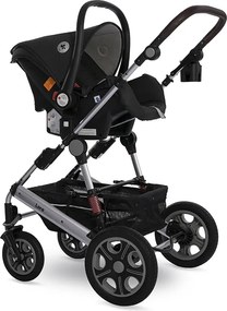 BABY STROLLER LORA STEEL GREY + MAMA BAG