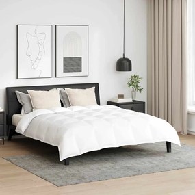 vidaXL Set Παπλώματος Χειμώνα 3 pcs Λευκό 240 x 260 εκ. Μικροΐνες, Βαμβάκι