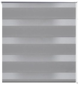 vidaXL Σύστημα Σκίασης Ρόλερ Zebra Γκρι 120 x 230 εκ.
