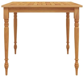 ΤΡΑΠΕΖΙ BATAVIA 85 X 85 X 75 ΕΚ. ΑΠΟ ΜΑΣΙΦ ΞΥΛΟ TEAK 363254