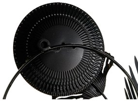 Διακοσμητική Φιγούρα DKD Home Decor 90 x 8,3 x 49 cm Γκρι Χρυσό Χαλκός Κύκλους