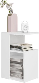 vidaXL Τραπέζι Βοηθητικό Λευκό 36 x 30 x 56 εκ. από Επεξ. Ξύλο