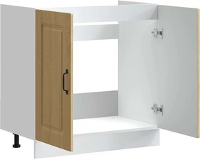 vidaXL Ντουλάπι βάσης νεροχύτη Kalmar Sonoma Δρυς 80x46x81,5 εκ.