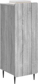 vidaXL Πλαϊνό γραφείο Γκρι Sonoma 34,5 x 33 x 92 εκ.