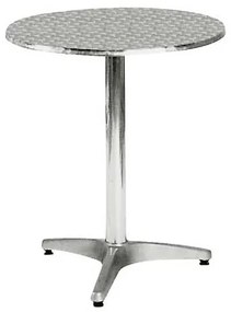 PALMA Τραπέζι Στρογγυλό Αλουμινίου  Φ60cm H.70cm Ε284