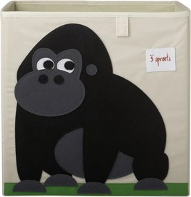 3Sprouts Τετράγωνο καλάθι για τα παιχνίδια, Gorilla