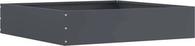 vidaXL Περίγραμμα γκαζόν Ανθρακί 60 x 60 x 13 εκ Ατσάλι