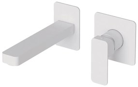 Quadra White Matt Μπαταρία Νιπτήρος Εντοιχισμού 2 Οπών 144904-300
