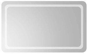 vidaXL Καθρέφτης Μπάνιου με LED 100x60 εκ.