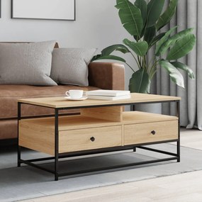 vidaXL Τραπεζάκι Σαλονιού Sonoma Δρυς 100 x 51 x 45 εκ. Επεξεργ. Ξύλο