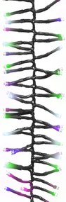 vidaXL Φωτάκια Cluster με 400 LED Παστέλ Πολύχρωμα 7,4 μ. από PVC