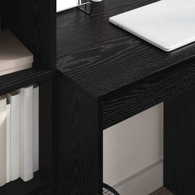 vidaXL Γραφείο Μαύρη Οξυά 70 x 50 x 76 εκ.