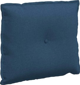 vidaXL Μαξιλάρι Πλάτης Μπλε 60 x 19 x 50 εκ ύφασμα