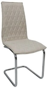 Eleganta DC-621 Καρέκλα Τραπεζαρίας (60x44x100cm) Μπεζ  (1 Τμχ)