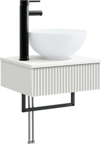 vidaXL Σετ Επίπλων Μπάνιου 5 τμχ. Λευκό 33 x 34,5 x 100 εκ