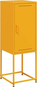 vidaXL Ντουλάπι Μουσταρδί 36x39x107 εκ. από Ατσάλι