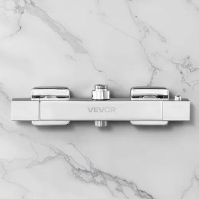 VEVOR Thermostatic Shower Faucet Valve Hot Cold Water Temperature Control Valve