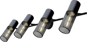 Σποτ Πολύφωτο Aca Alcatraz OD604S84BK Black