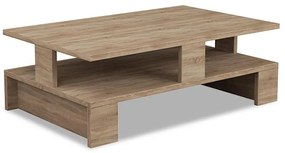 Τραπέζι σαλονιού Mansu χρώμα φυσικό 80x50x27,5εκ 80x50x27.5 εκ.