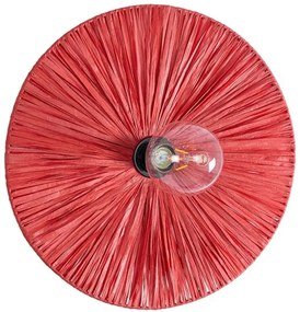 Φωτιστικό Τοίχου - Απλίκα Colombo 02281 40x9x40cm 1xE27 Red GloboStar