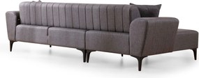 Corner Sofa-Bed Hamlet Left - Dark Grey Dark Grey