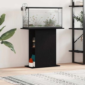 VidaXL Βάση Ενυδρείου Μαύρη Δρυς 75x36x72,5 εκ. από Τεχνητό Ξύλο