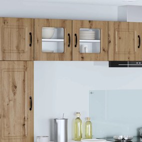 vidaXL Πάνελ πλυντηρίου πιάτων Kalmar 2 pcs Artisan Oak