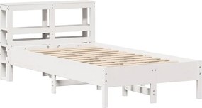 vidaXL Σκελετός Κρεβ. Χωρίς Στρώμα Λευκό 120x200 εκ Μασίφ Πεύκο