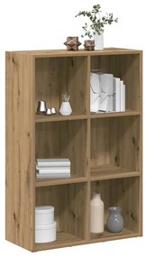 Ντουλάπι βιβλίου/Σιδερένιο ντουλάπι Artisan Oak 66x30x98 cm